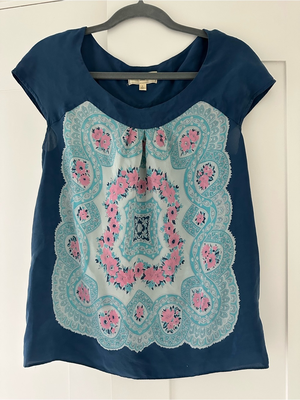 Moulinette Soeurs Deep Blue Blouse
